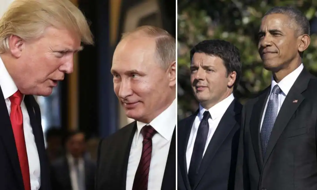 donald trump vladimir putin barack obama matteo renzi