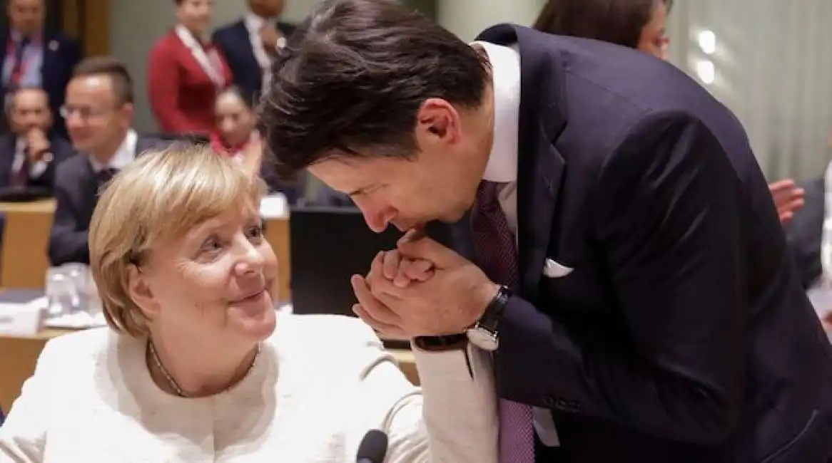 giuseppe conte angela merkel