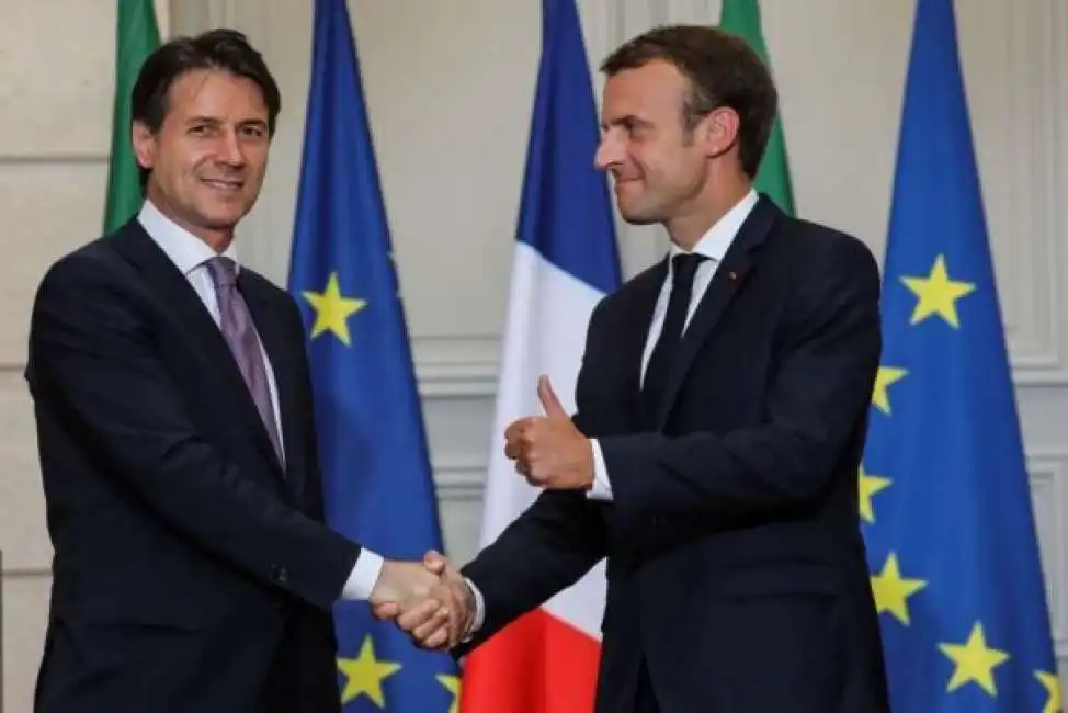 giuseppe conte emmanuel macron