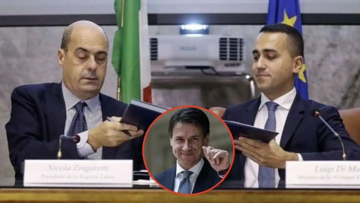 giuseppe conte luigi di maio nicola zingaretti