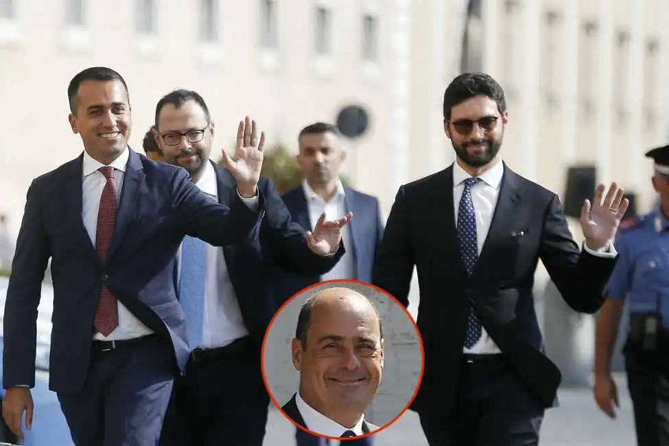 luigi di maio francesco d'uva nicola zingaretti