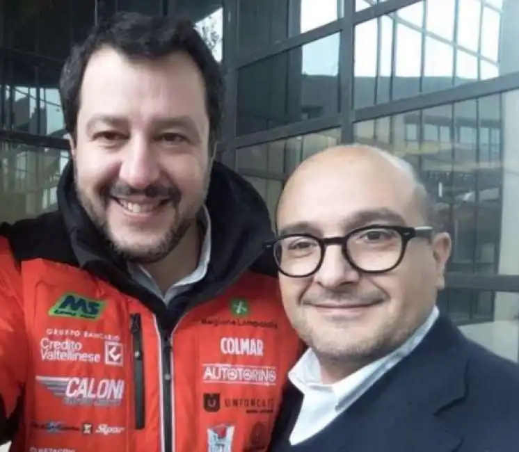 matteo salvini gennaro sangiuliano