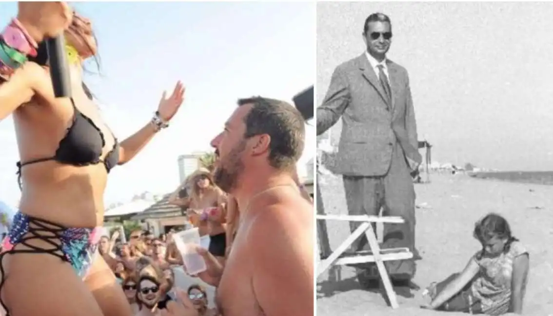 matteo salvini papeete aldo moro terracina vacanze politici