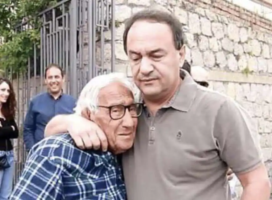 mimmo lucano con il padre