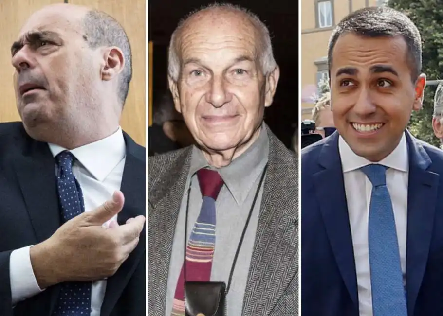 nicola zingaretti fausto bertinotti luigi di maio