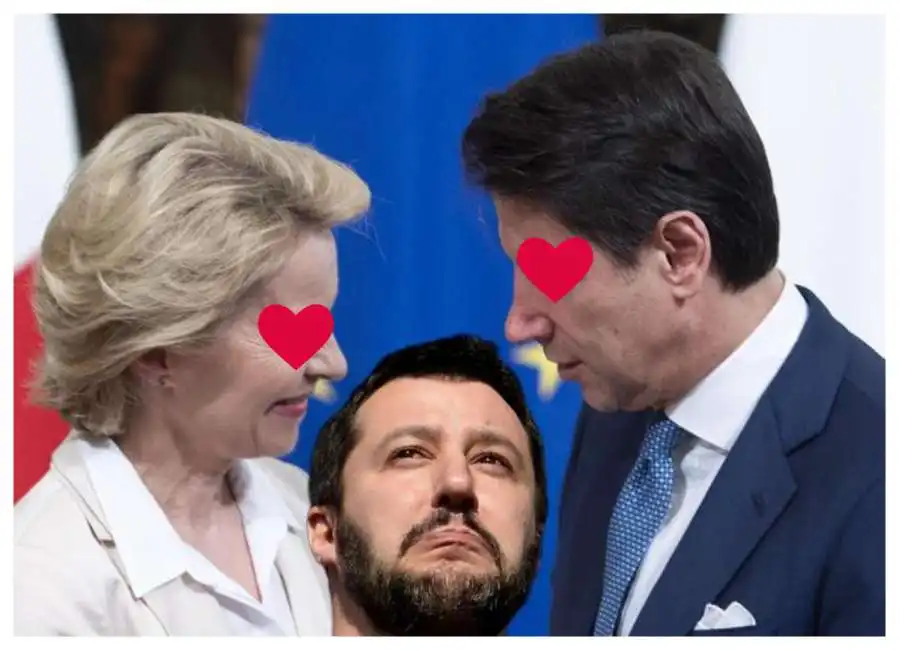 salvini ursula von der leyen giuseppe conte