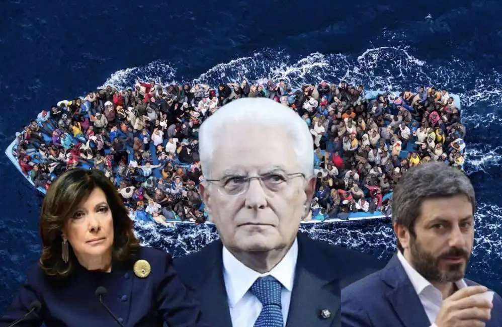 sergio mattarella roberto fico maria elisabetta alberti casellati migranti