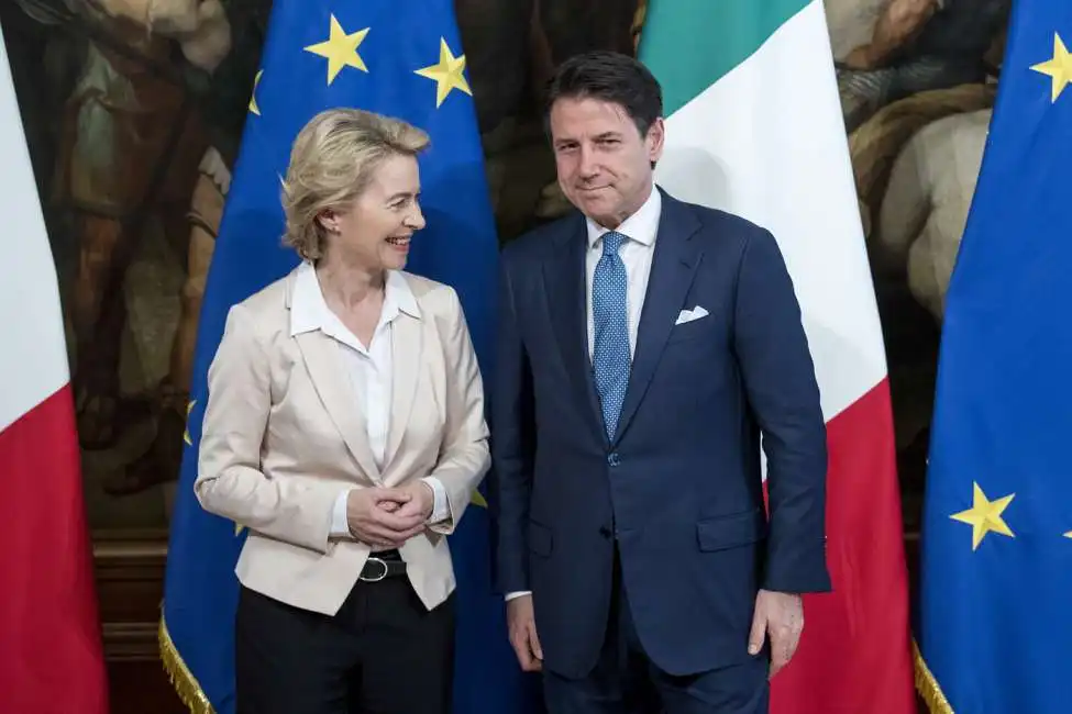 ursula von der leyen giuseppe conte