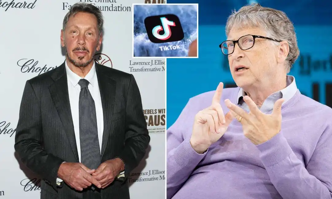 larry ellison bill gates tiktok 