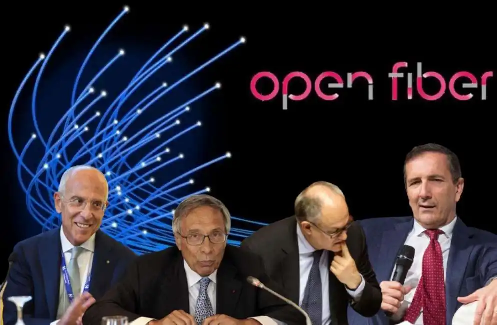 open fiber francesco starace franco bassanini roberto gualtieri luigi gubitosi