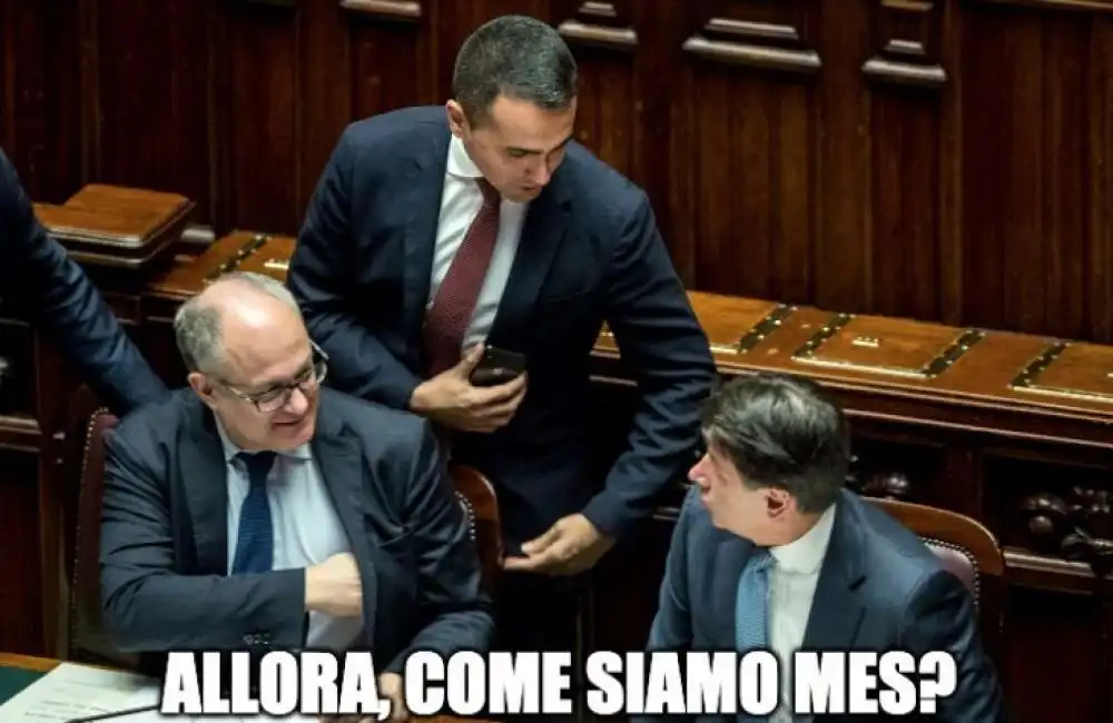 roberto gualtieri giuseppe conte luigi di maio