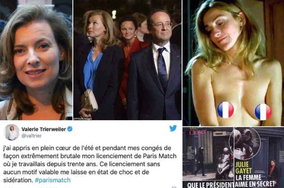 valerie trierweiler julie gayet francois hollande 