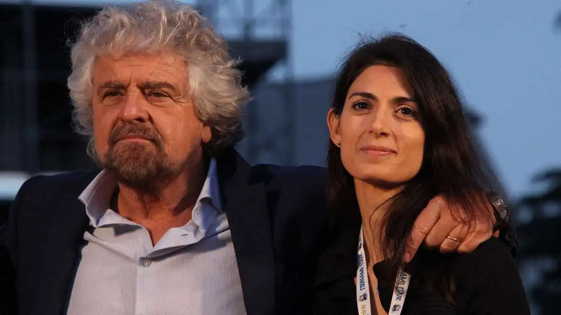 beppe grillo e virginia raggi