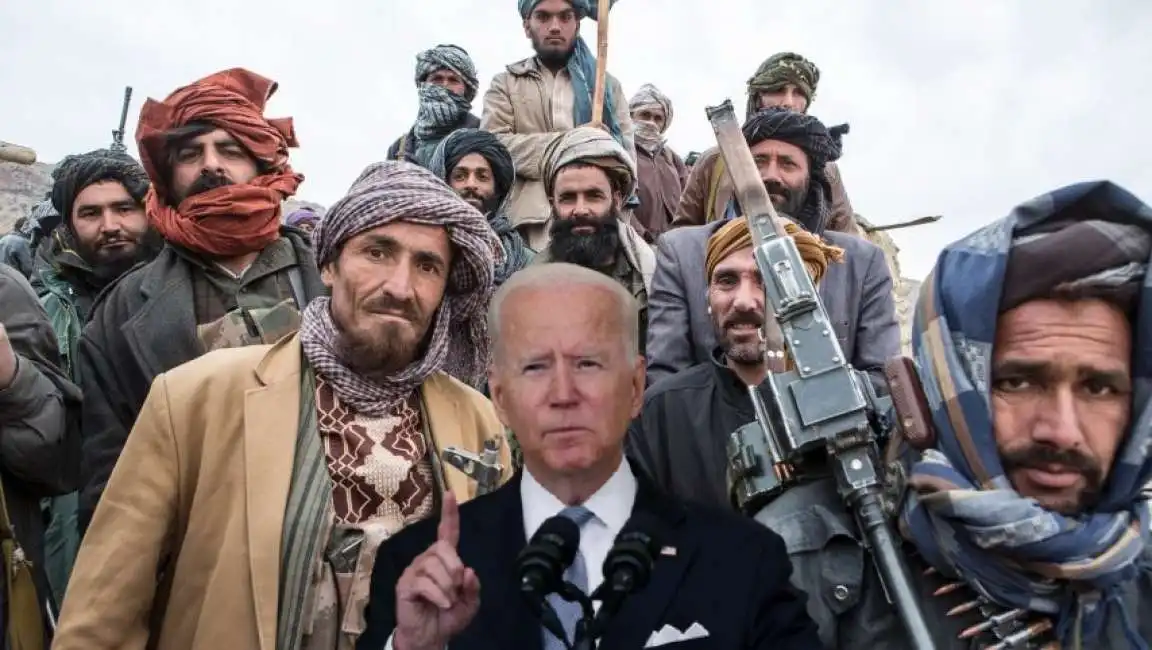 biden afghanistan talebani