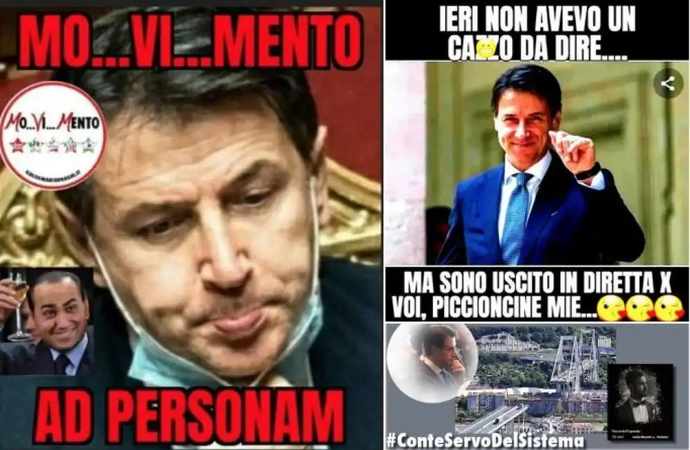 contestazione a conte su twitter