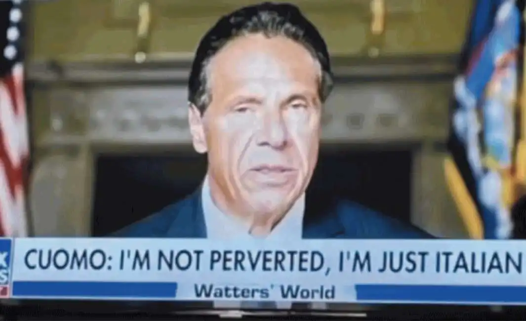 andrew cuomo e il sottopancia di fox news