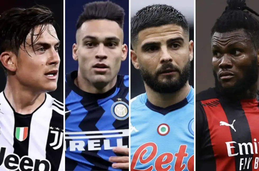 dybala lautaro insigne kessie