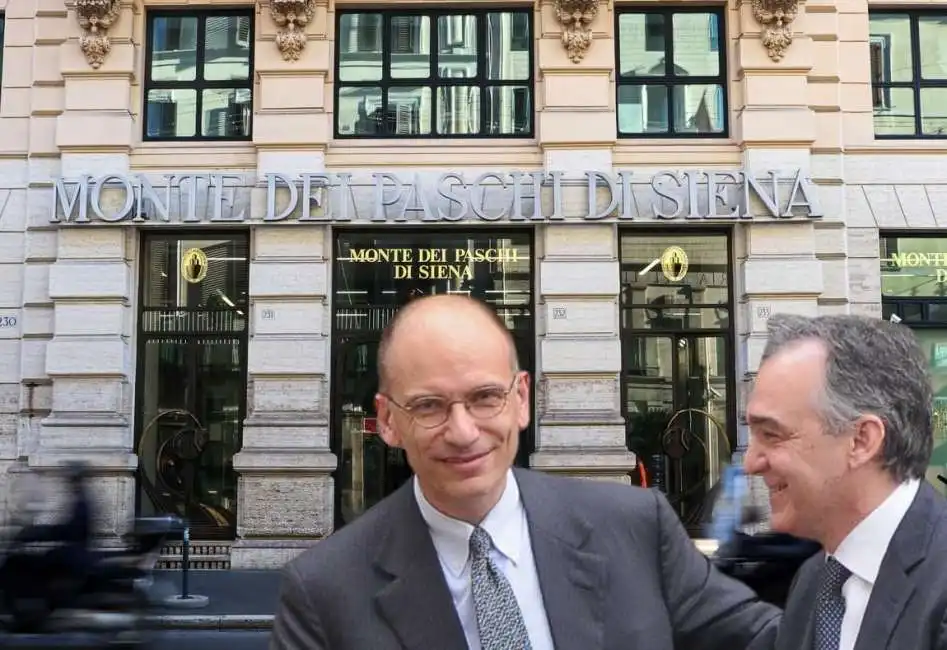 enrico letta rossi monte dei paschi di siena mps