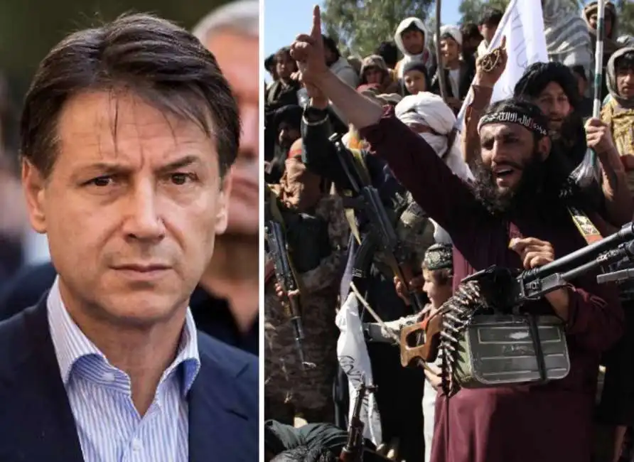 giuseppe conte afghanistan talebani