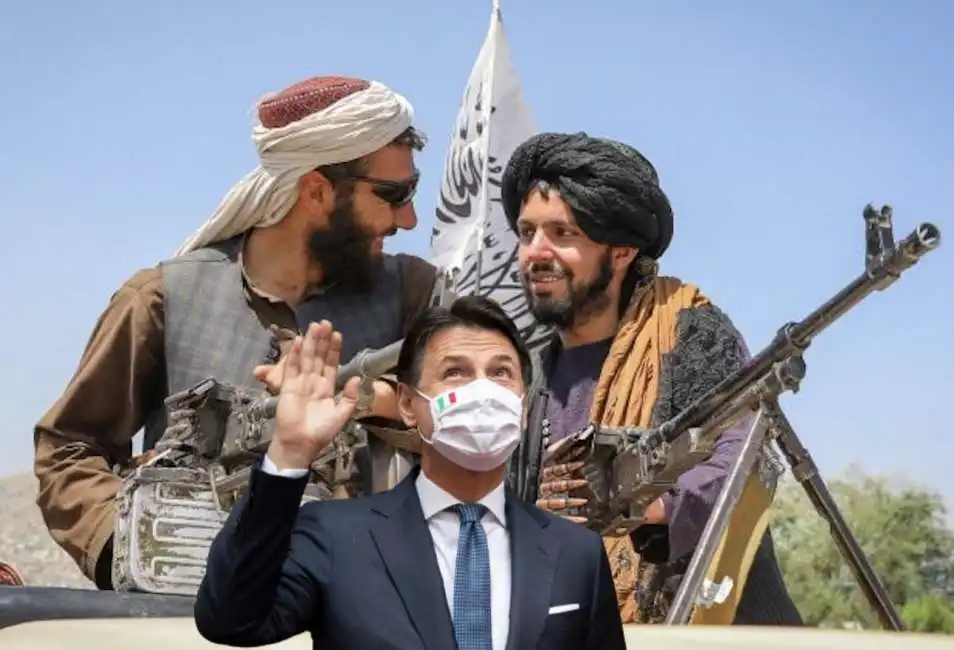 giuseppe conte talebani afghanistan