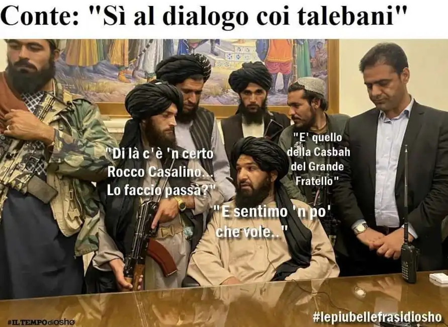 giuseppe conte talebani afghanistan