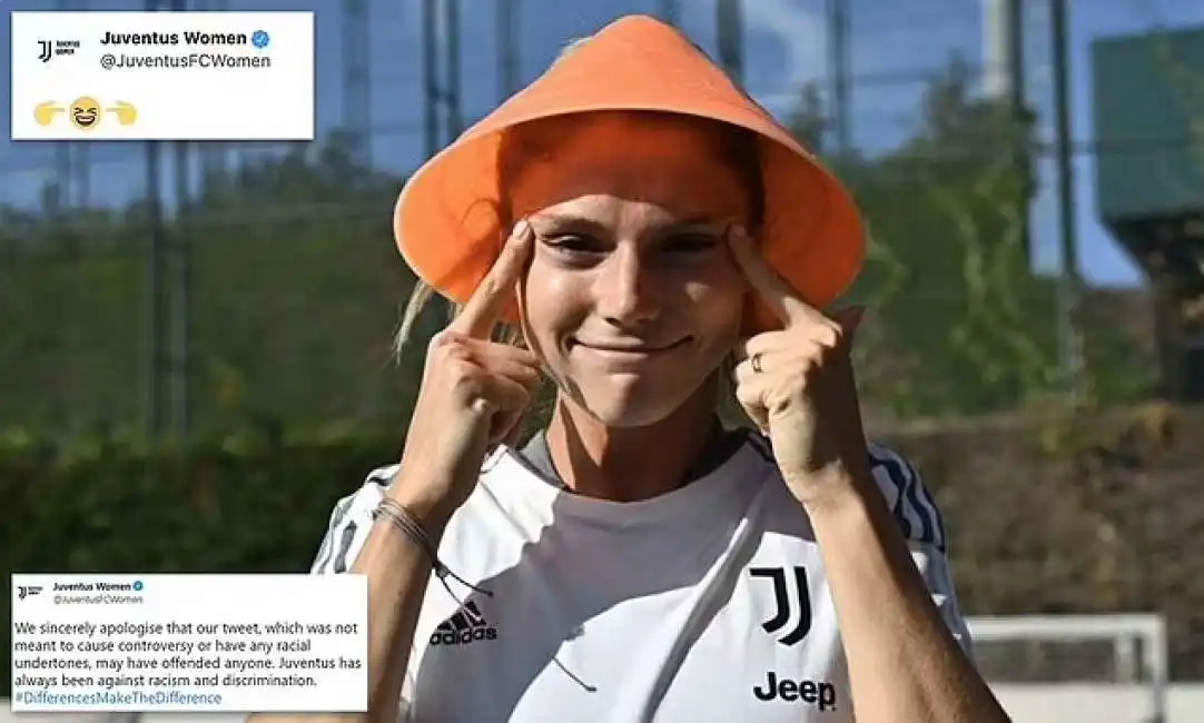 il tweet della juventus women