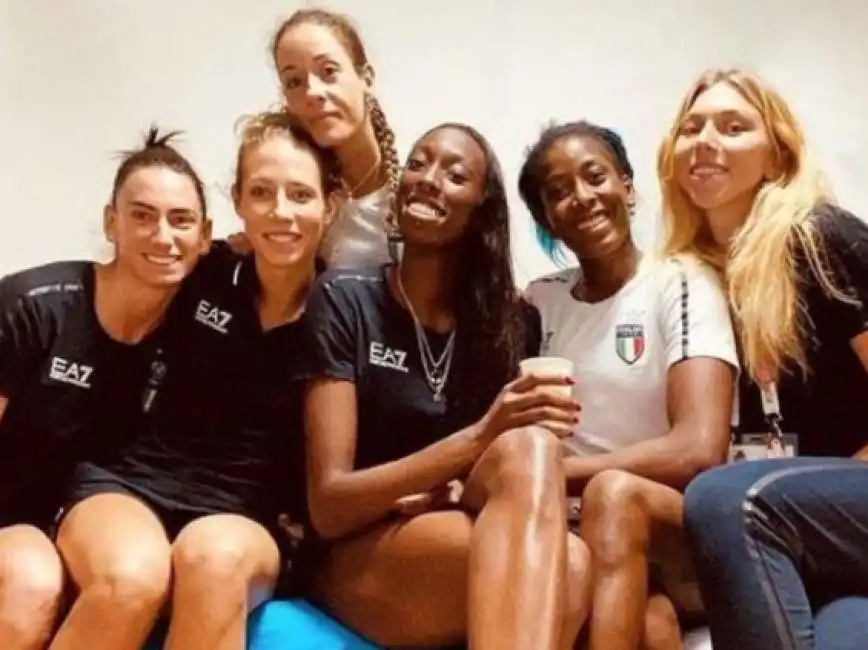 le ragazze della nazionale di pallavolo