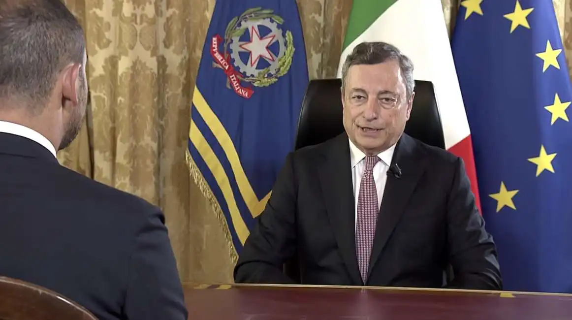 mario draghi - intervista tg1 1