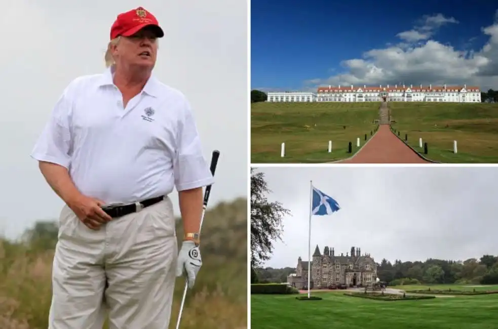 trump campo da golf scozia