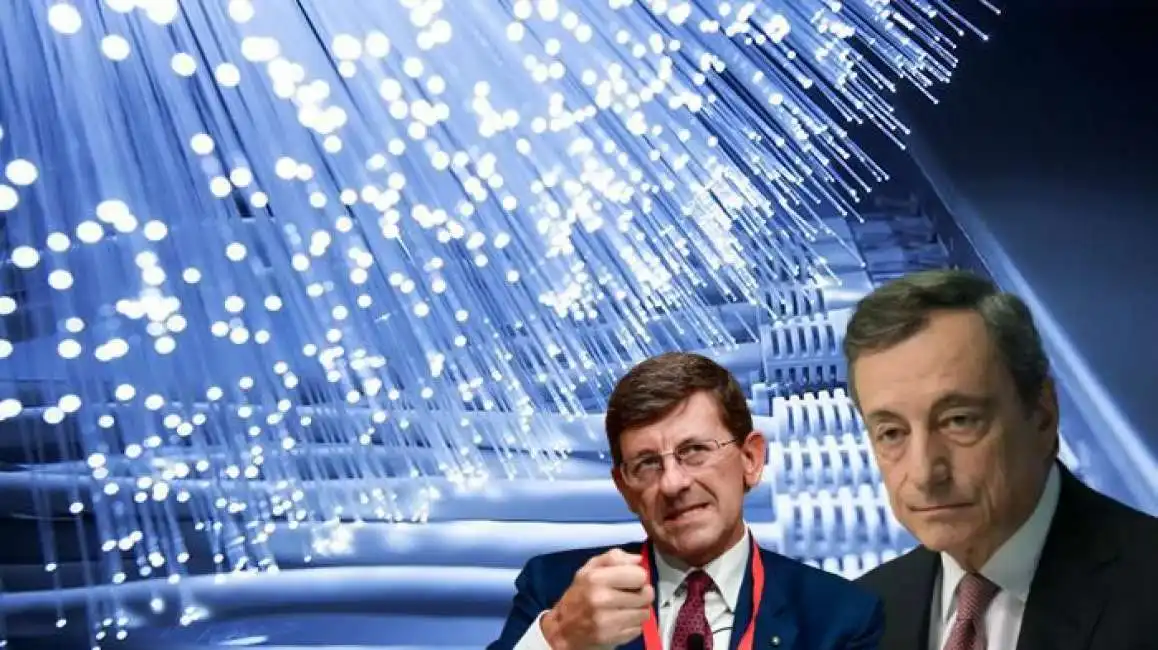 vittorio colao mario draghi fibra ottica