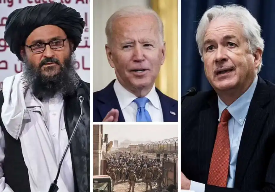 william burns abdul ghani baradar joe biden afghanistan talebani