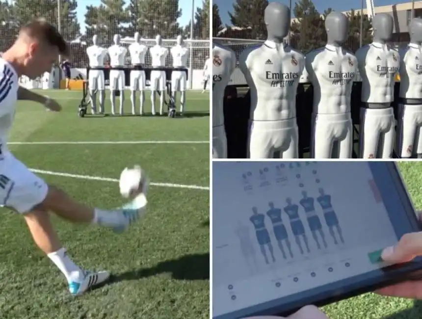 allenamento hi tech del real madrid 