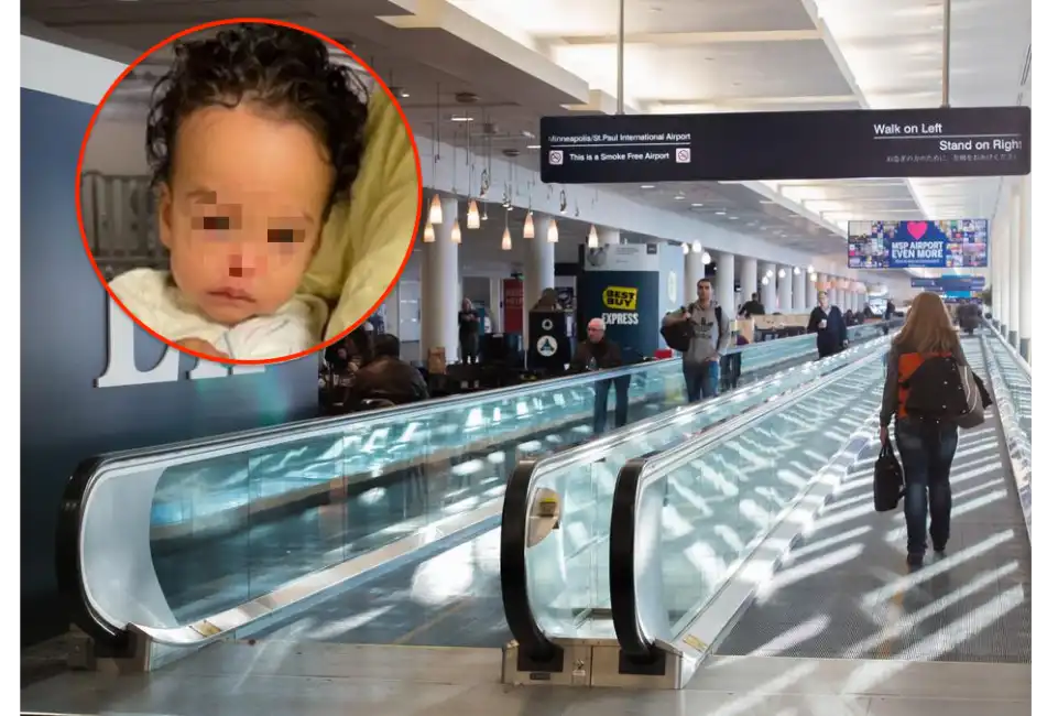 bambina di 10 mesi ritrovata all aeroporto di minneapolis 