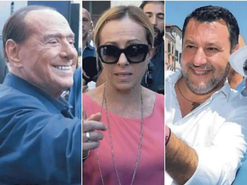 berlusconi salvini meloni