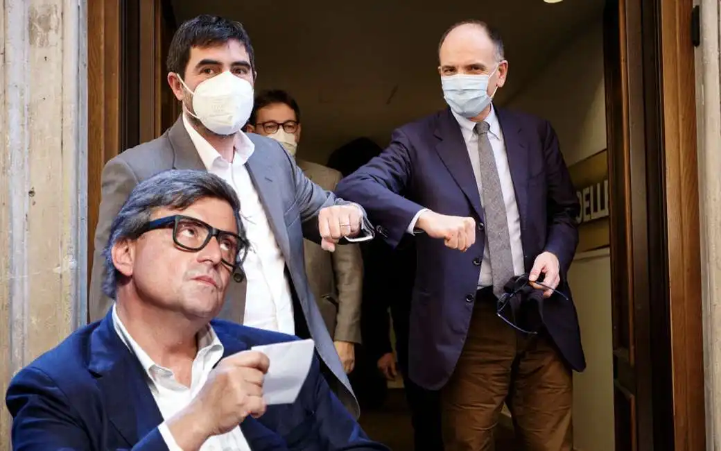 carlo calenda enrico letta nicola fratoianni 