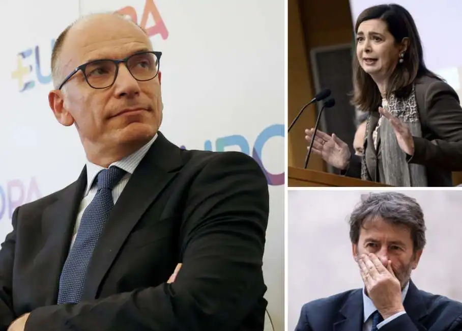 enrico letta laura boldrini dario franceschini 