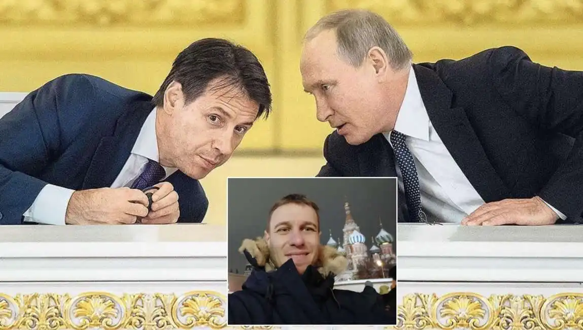 giuseppe conte vladimir putin danilo della valle 