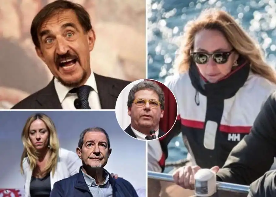 ignazio la russa stefania prestigiacomo nello musumeci giorgia meloni gianfranco micciche