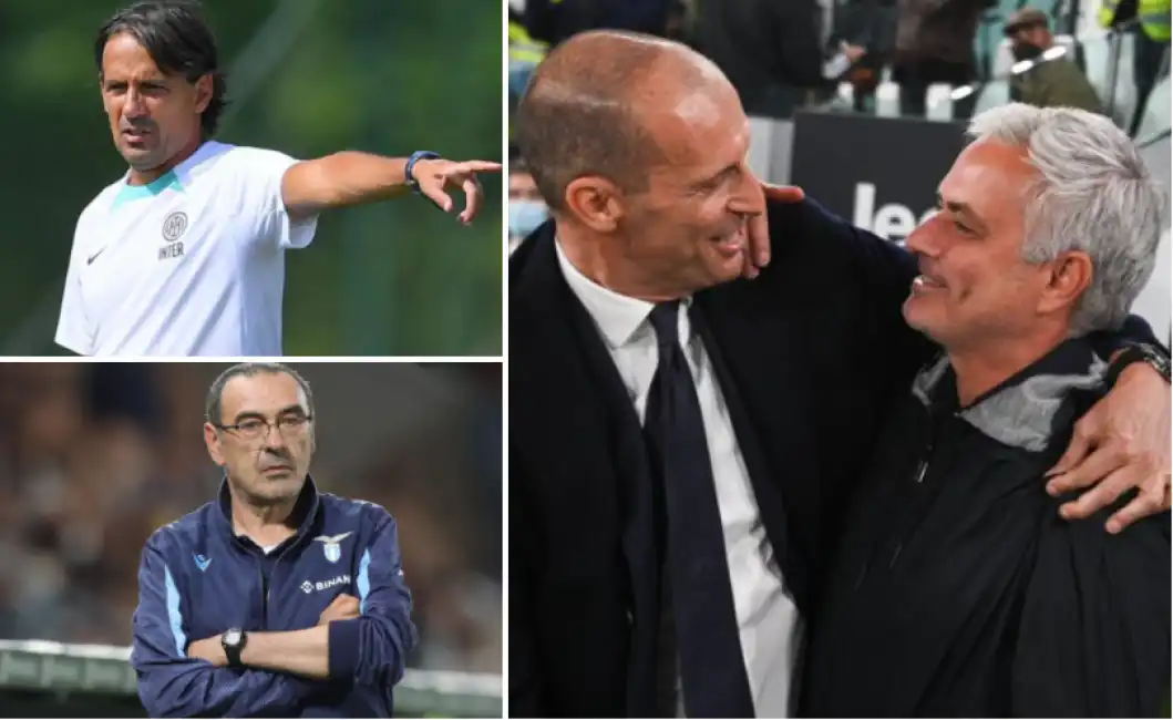 inzaghi sarri allegri mourinho