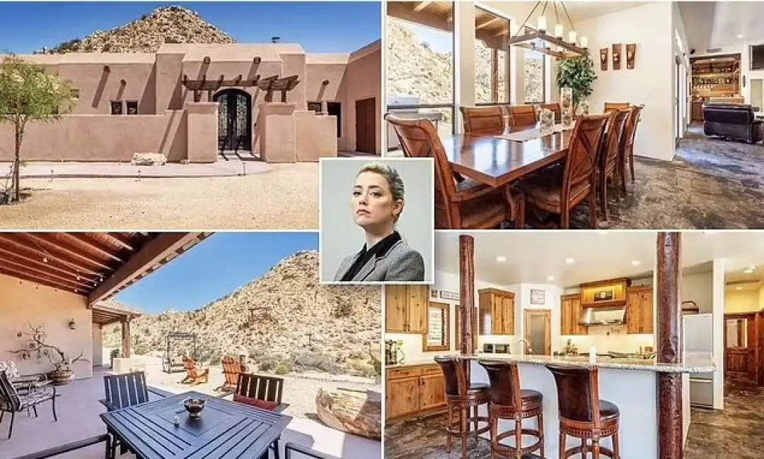 la casa in vendita di amber heard