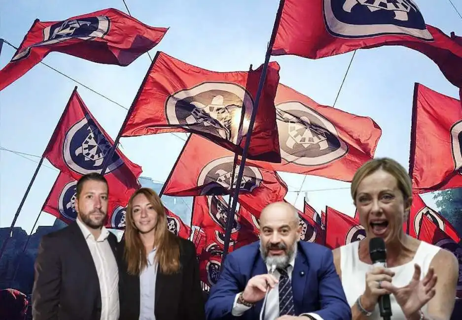 luca marsella carlotta chiaraluce gianluigi paragone giorgia meloni  casapound