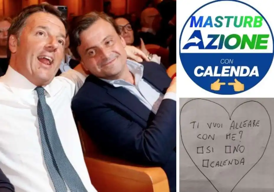 matteo renzi carlo calenda azione italia viva