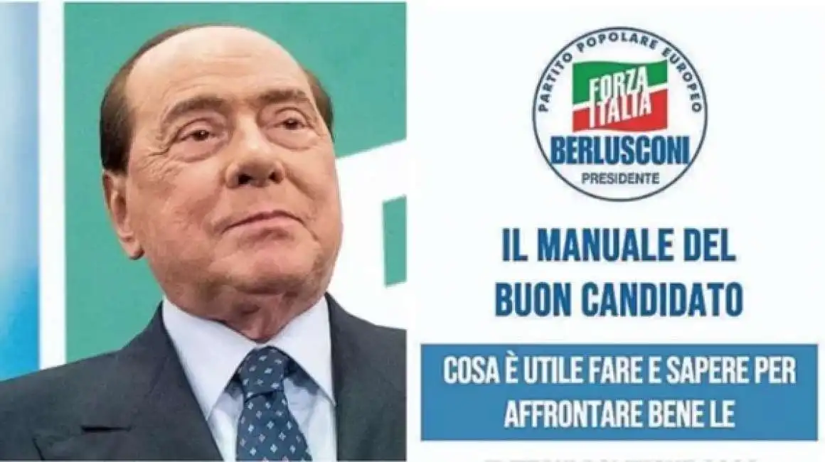 silvio berlusconi manuale candidati 