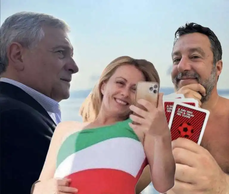 antonio tajani giorgia meloni matteo salvini 