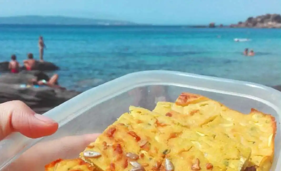 cibo in spiaggia