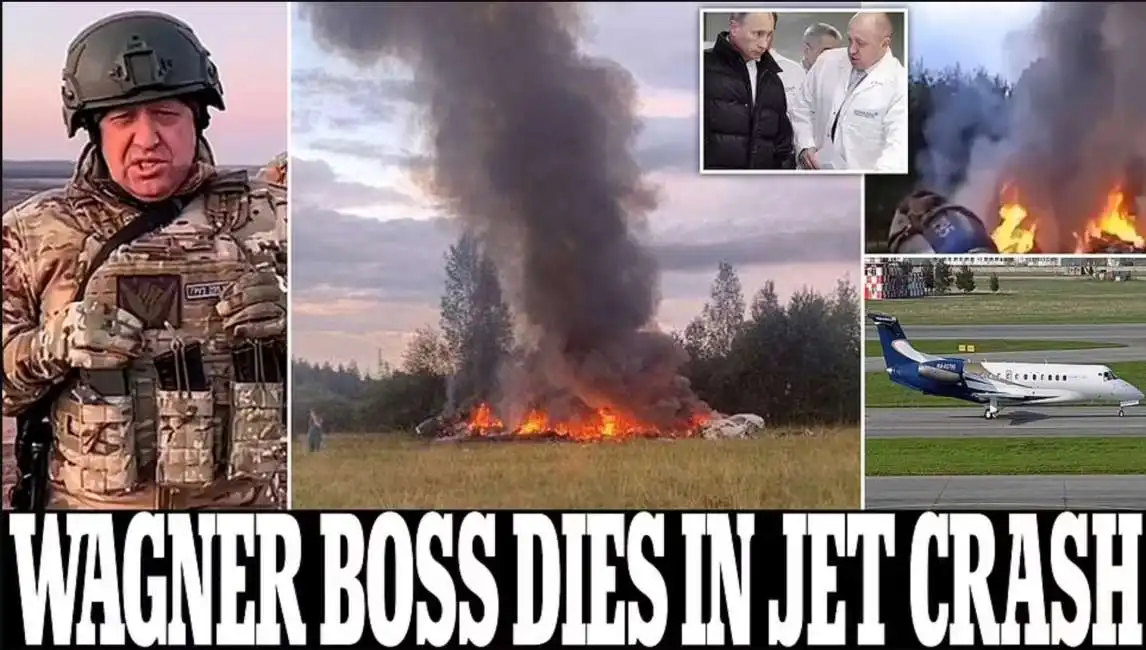 evgenij prigozhin schianto aereo incidente