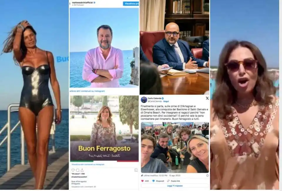 ferragosto politici 