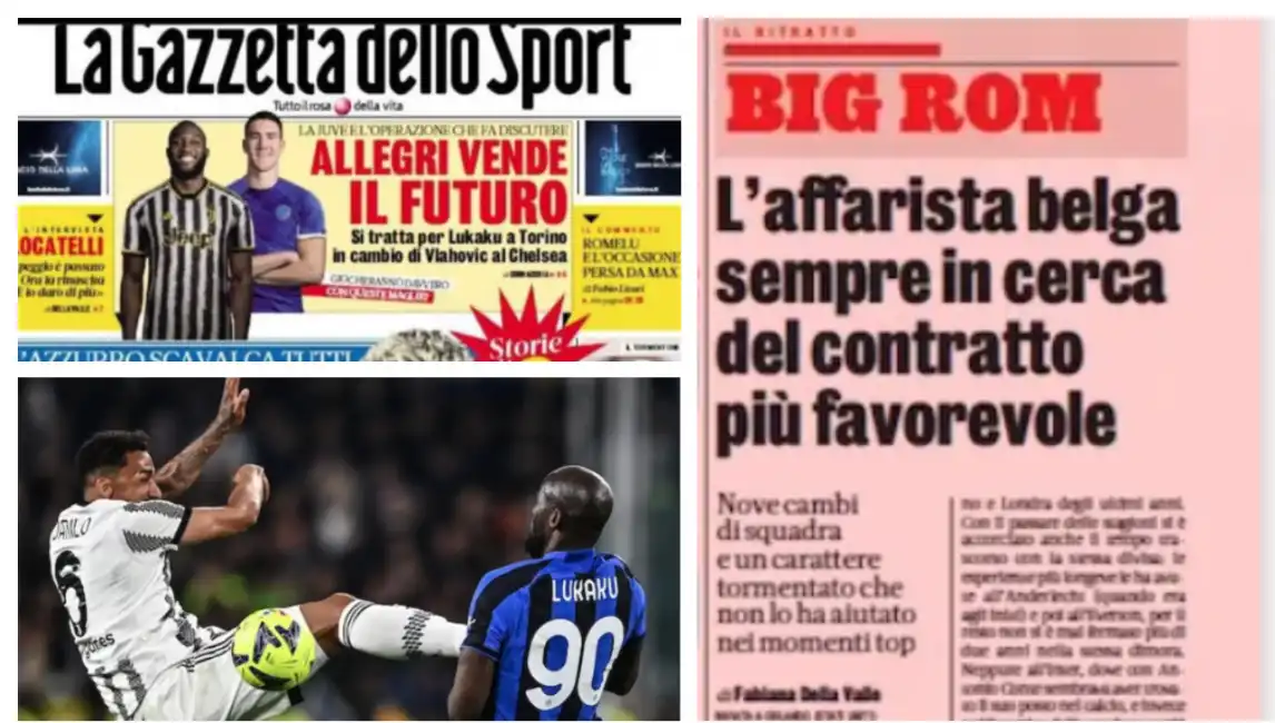 gazzetta dello sport lukaku