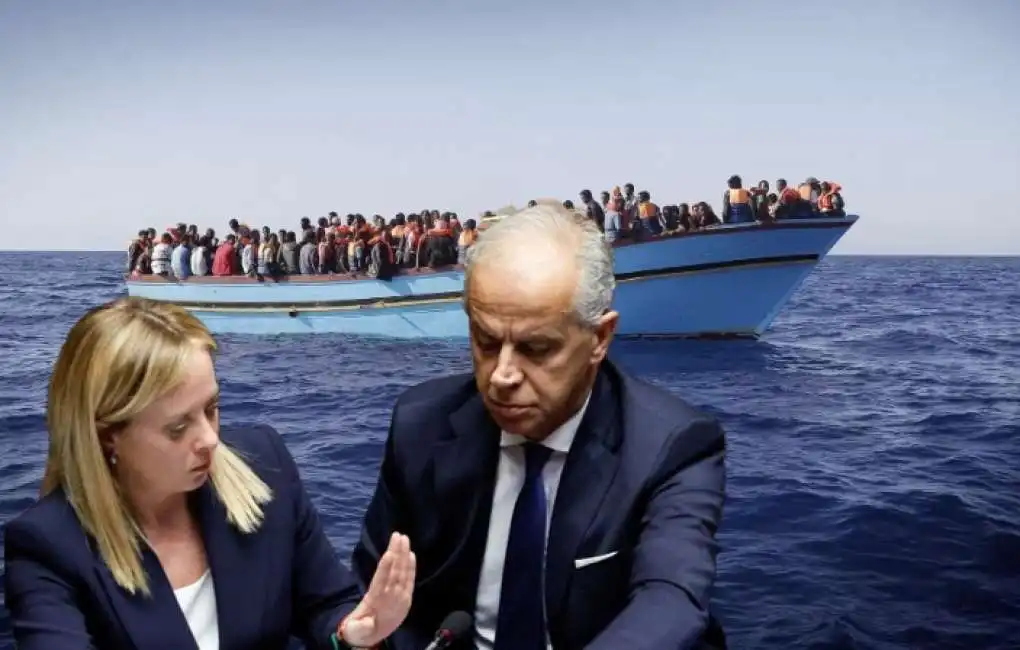 giorgia meloni matteo piantedosi migranti