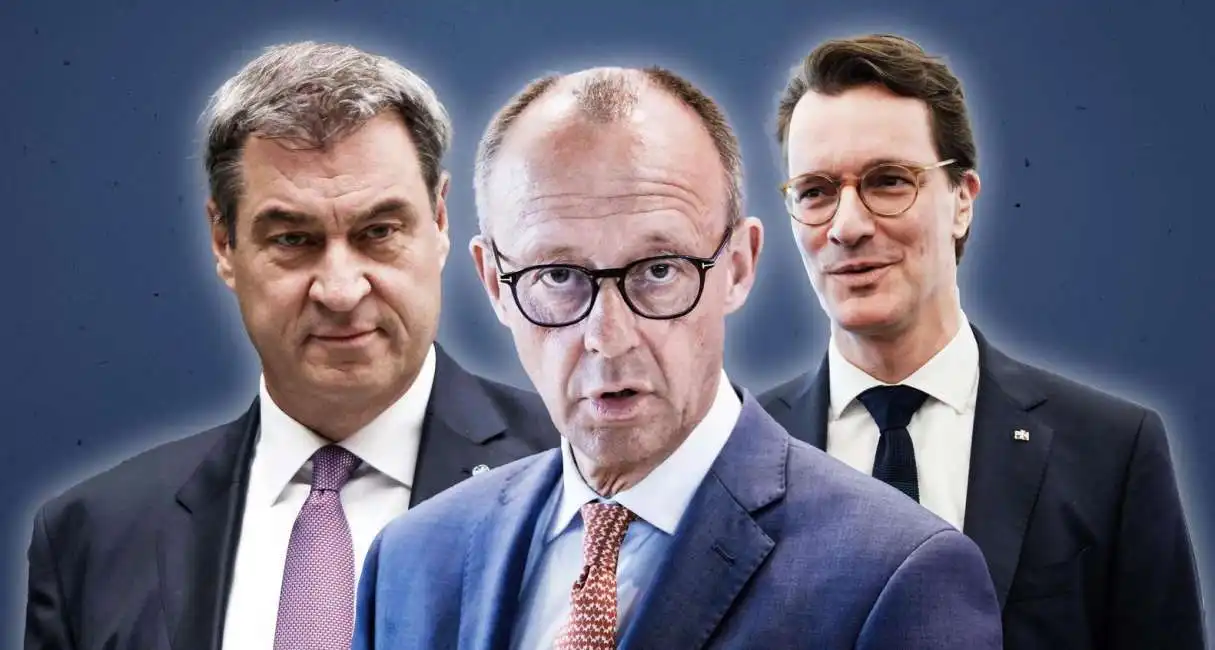 henrik wuest friedrich merz markus soeder 